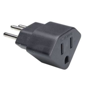 ADAPTADOR 2PT 10A 3 PINOS PRETO ADP2-33 REF. 14621