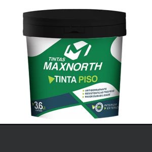 TINTA PISO 3.6 LT CINZA CHUMBO MAXNORTH PROMO