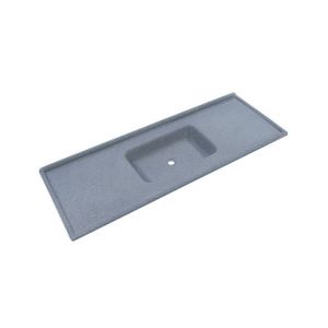 PIA MARM SINT 1.00 X 0.54 CM CINZA GRANITADO PROMO