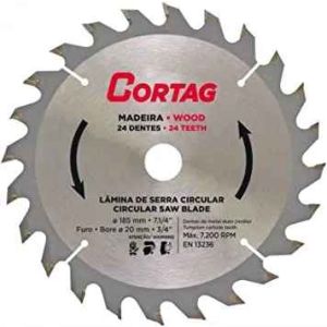 DISCO DE VIDEA  P/ MADEIRA 185 MM 24 DENTES REF. 60753