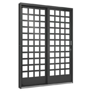 PORTA ACO CORRER LAT GDE QUAD 2F 160X210X14 ESQ 618014LX ( PROMO )