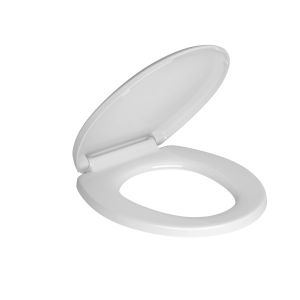 ASSENTO CONVENCIONAL OVAL SLOWCLOSE BRANCO REF. AP.165.17  PROMO 